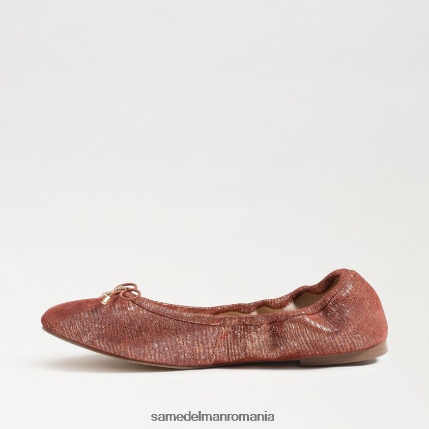 Sam Edelman încălţăminte roz ruginiu femei felicia balet flat HN448Z130