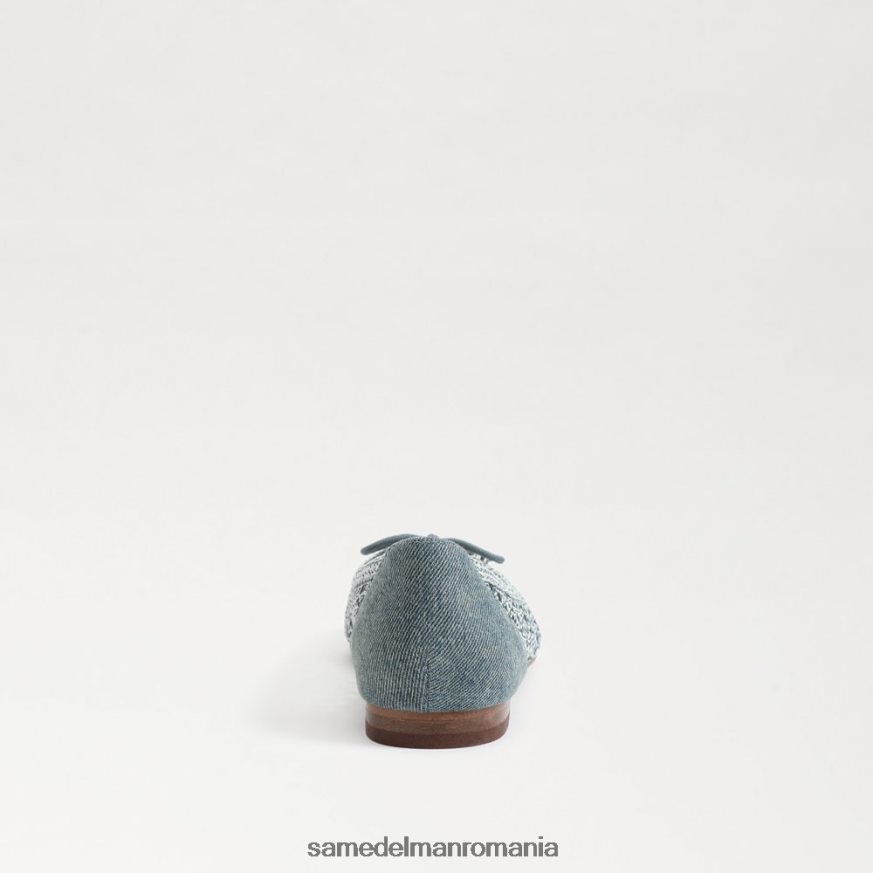 Sam Edelman încălţăminte spalat nou albastru femei mai balet plat HN448Z371