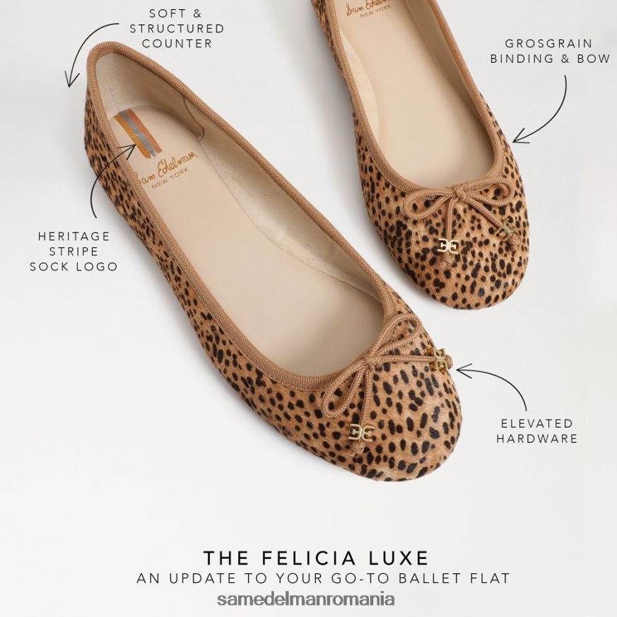 Sam Edelman încălţăminte tan multi femei felicia luxe balet flat HN448Z293