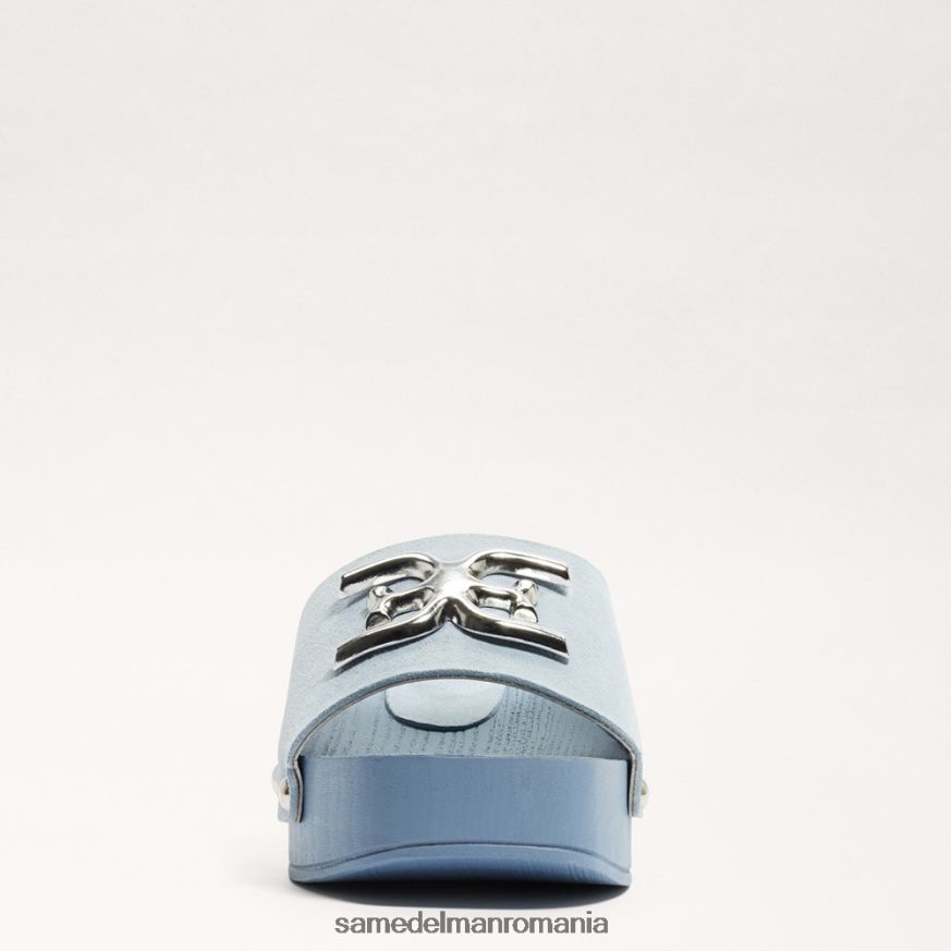 Sam Edelman încălţăminte albastru deschis femei francina mule sandal HN448Z521