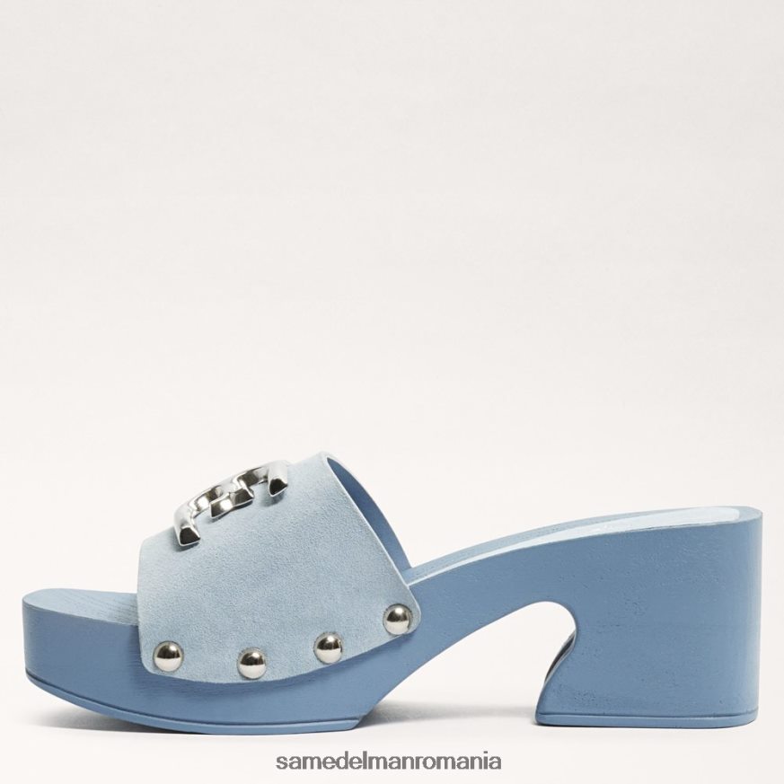 Sam Edelman încălţăminte albastru deschis femei francina mule sandal HN448Z521
