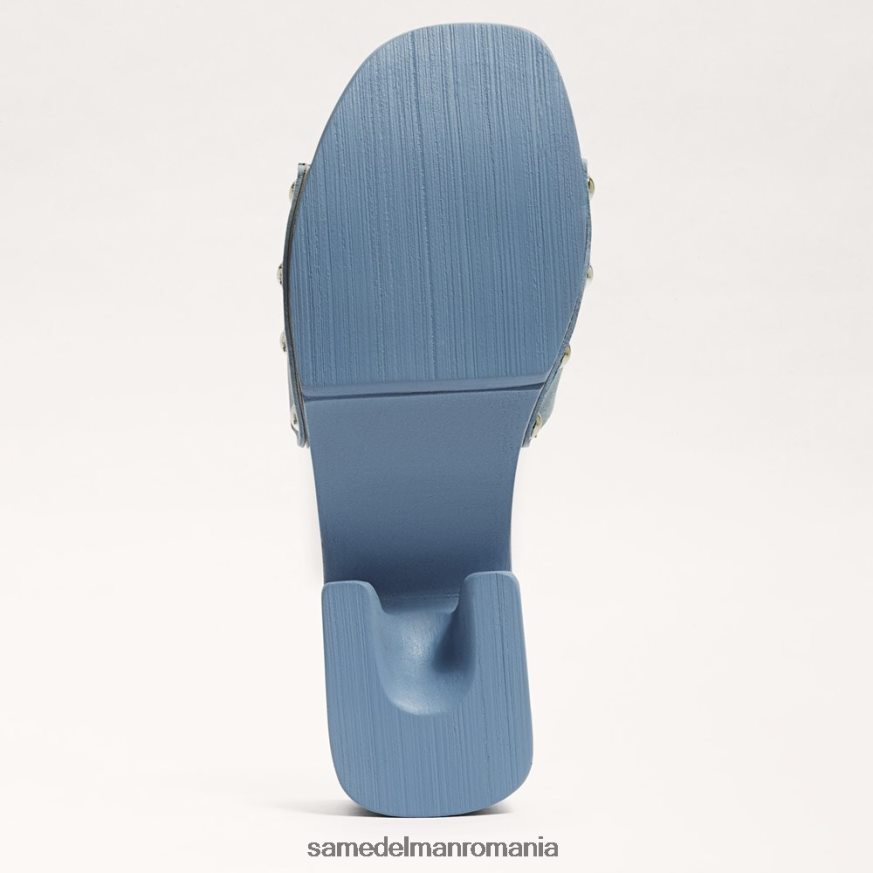 Sam Edelman încălţăminte albastru deschis femei francina mule sandal HN448Z521