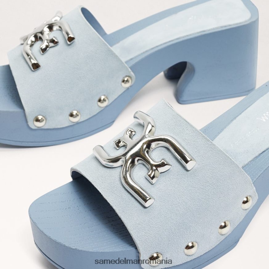 Sam Edelman încălţăminte albastru deschis femei francina mule sandal HN448Z521