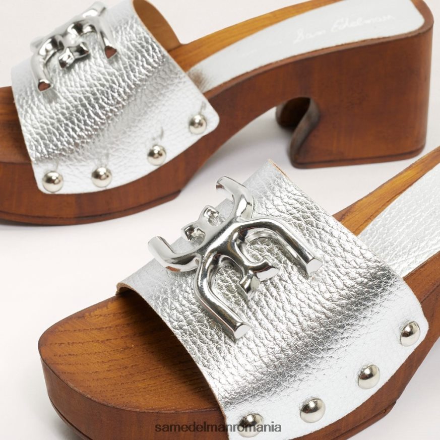 Sam Edelman încălţăminte argint femei francina mule sandal HN448Z519