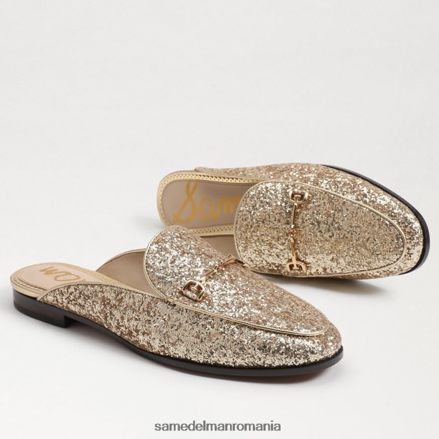 Sam Edelman încălţăminte aur chihlimbar femei Linnie bit mule HN448Z82