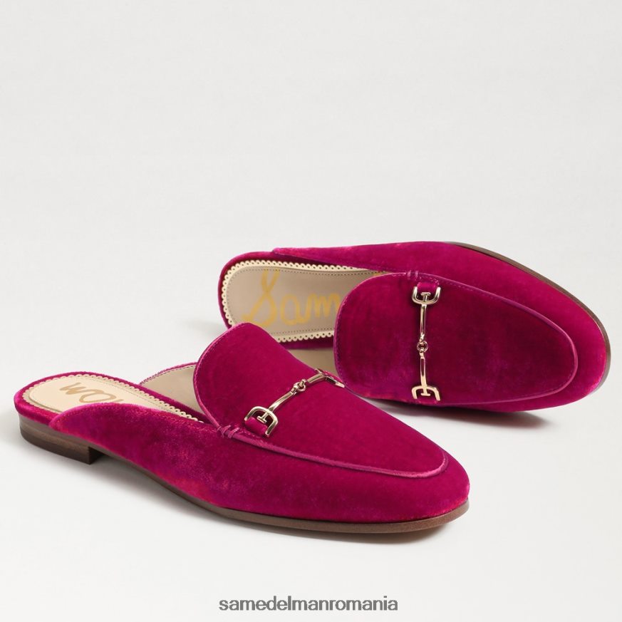 Sam Edelman încălţăminte catifea zmeură femei Linnie bit mule HN448Z74