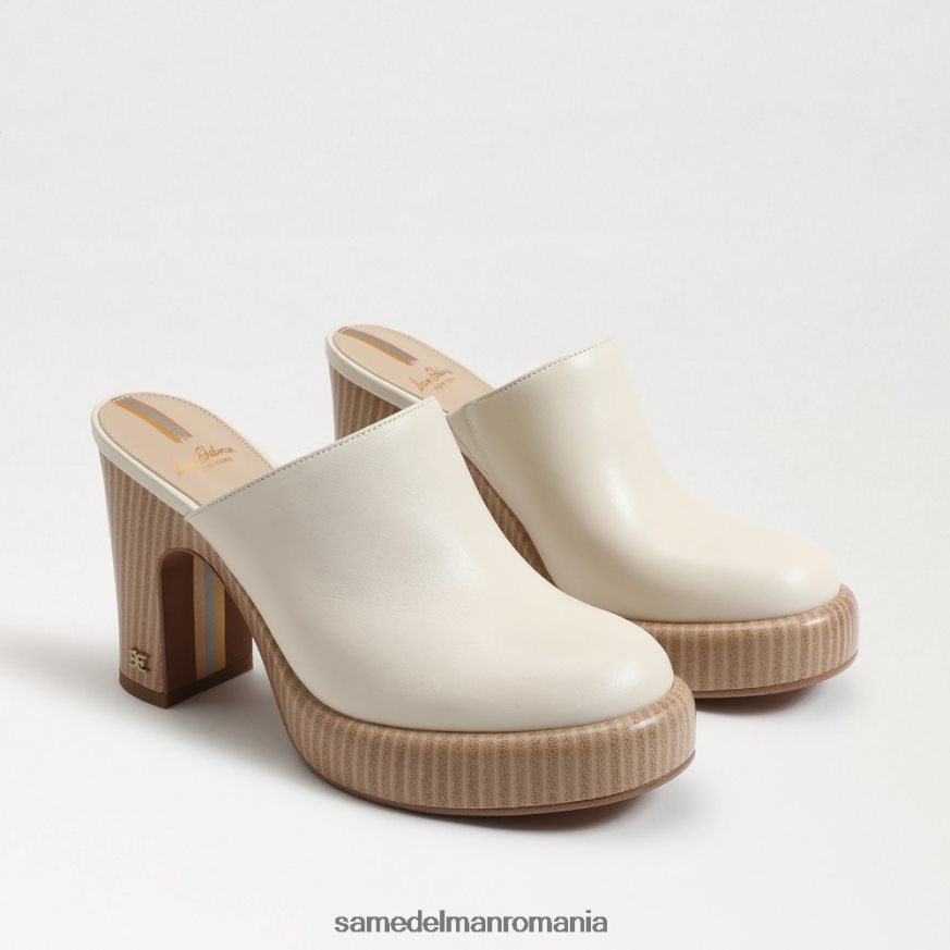 Sam Edelman încălţăminte fildeș modern femei catâr cu toc shiloh HN448Z715