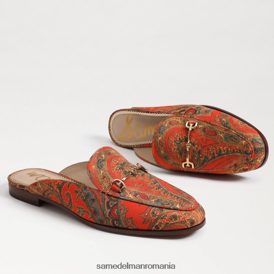 Sam Edelman încălţăminte mac portocaliu femei Linnie bit mule HN448Z77