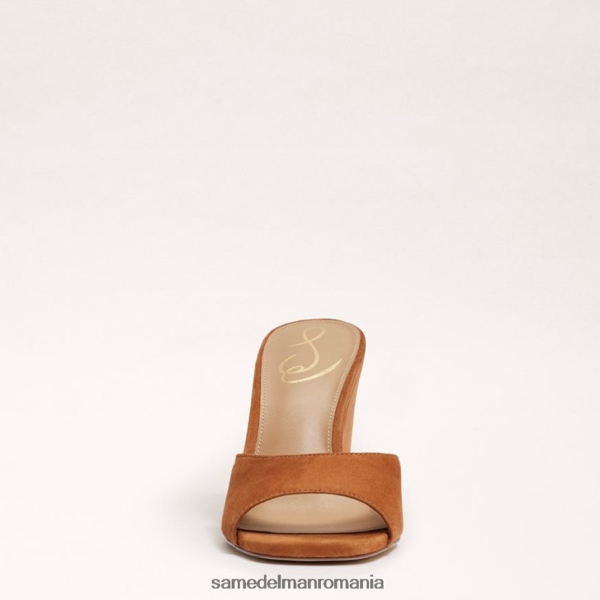 Sam Edelman încălţăminte piele intoarsa maro femei sandală cu pană Merrick HN448Z614