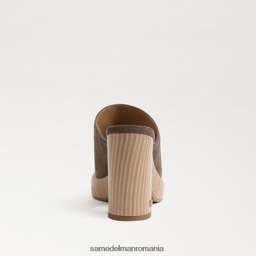 Sam Edelman încălţăminte piele intoarsa masline desert femei catâr cu toc shiloh HN448Z716