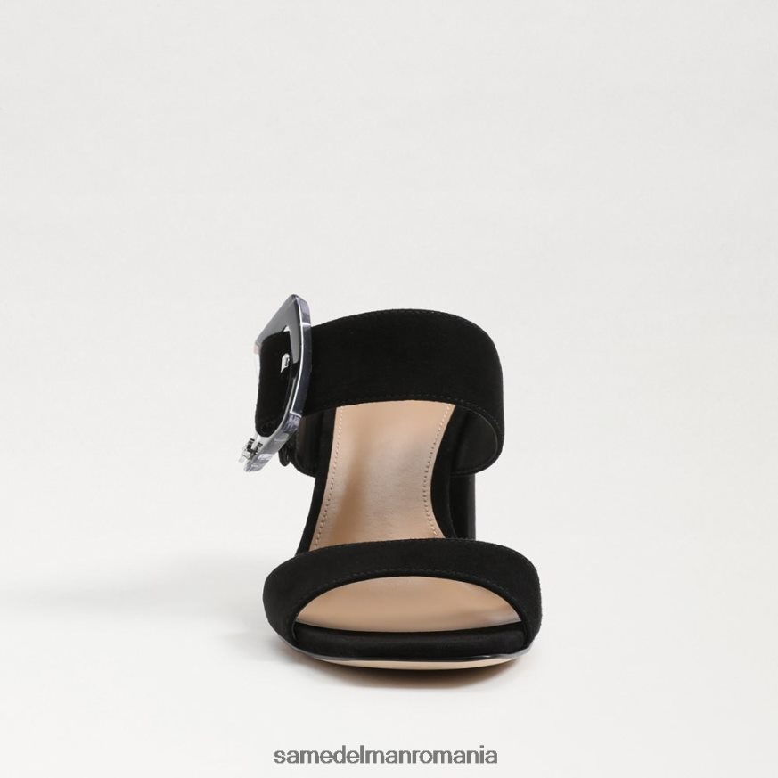 Sam Edelman încălţăminte piele intoarsa neagra femei dalton heel mule HN448Z565