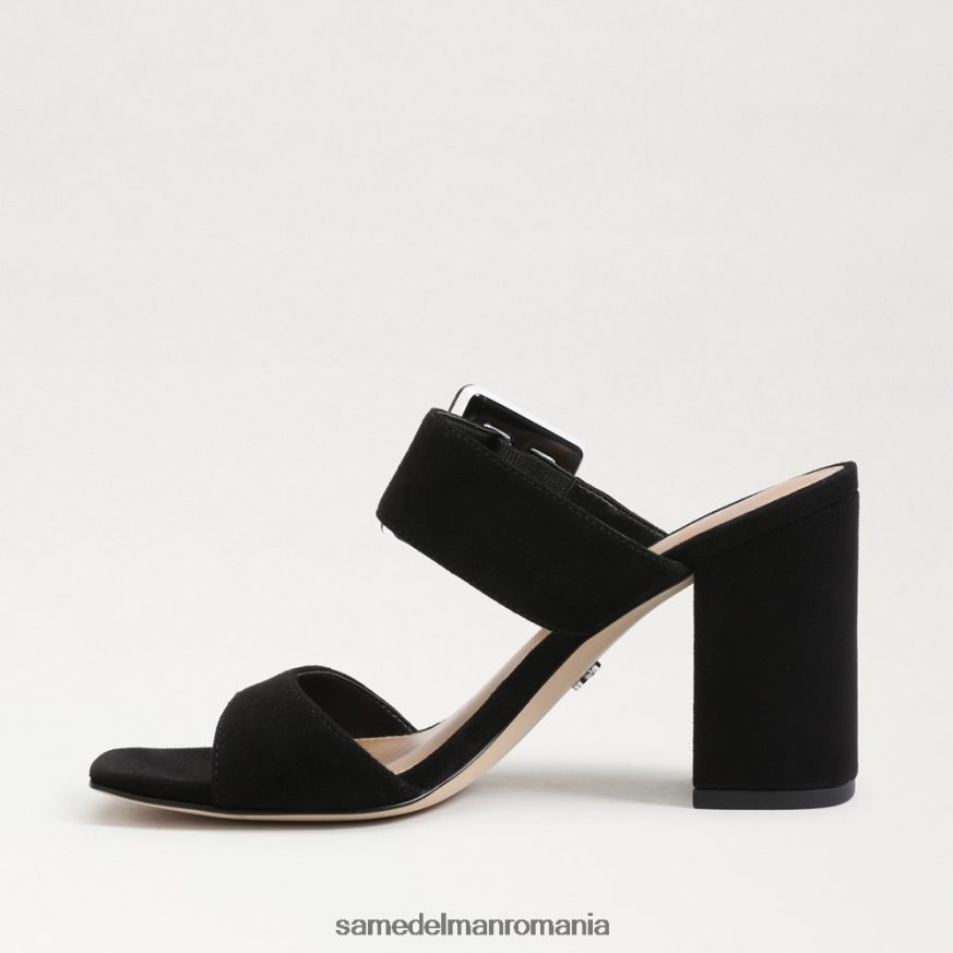 Sam Edelman încălţăminte piele intoarsa neagra femei dalton heel mule HN448Z565