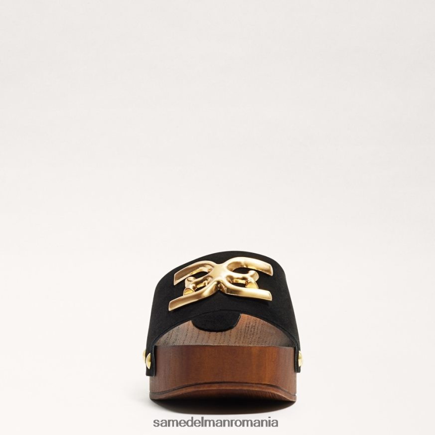 Sam Edelman încălţăminte piele intoarsa neagra femei francina mule sandal HN448Z520