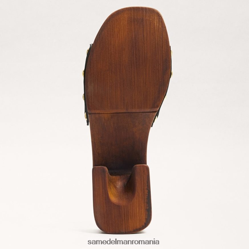 Sam Edelman încălţăminte piele intoarsa neagra femei francina mule sandal HN448Z520
