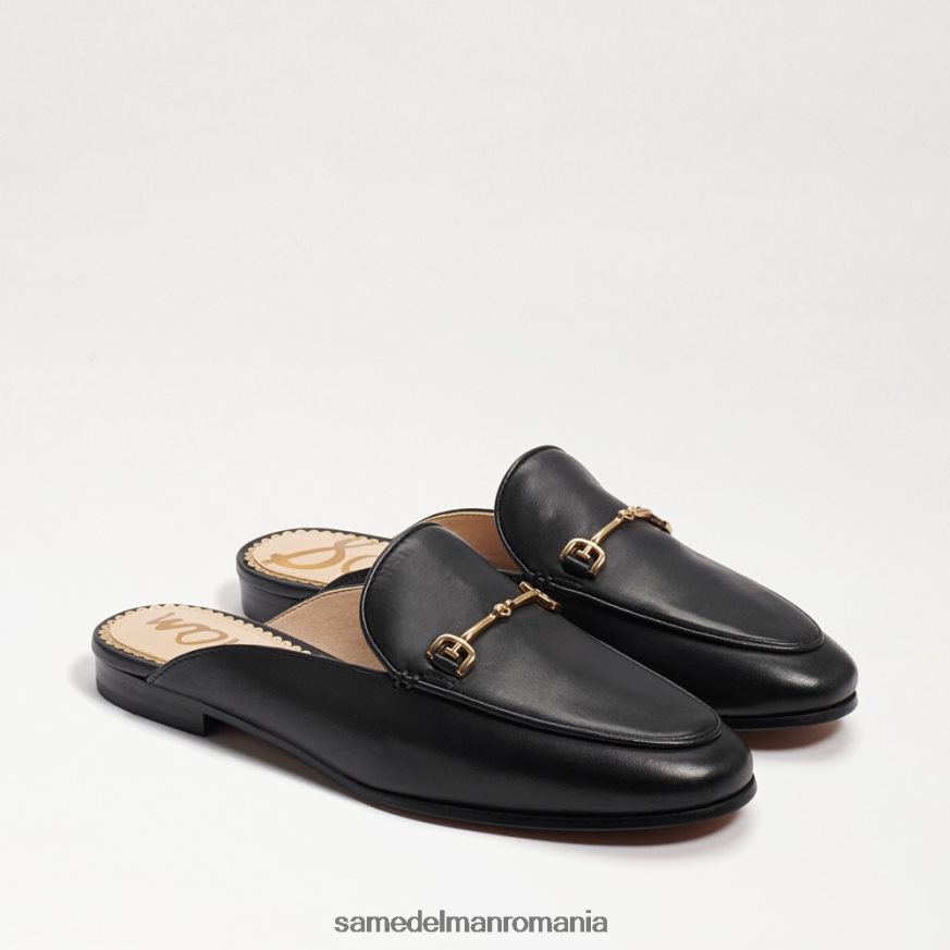 Sam Edelman încălţăminte piele neagra femei Linnie bit mule HN448Z79