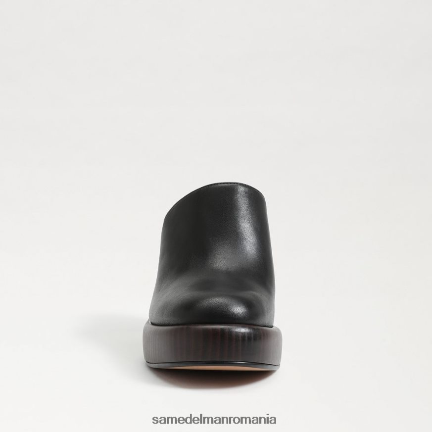 Sam Edelman încălţăminte piele neagra femei catâr cu toc shiloh HN448Z714