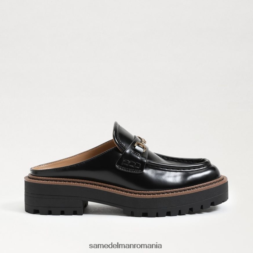 Sam Edelman încălţăminte piele neagra femei lennon lug talpă catâr HN448Z465