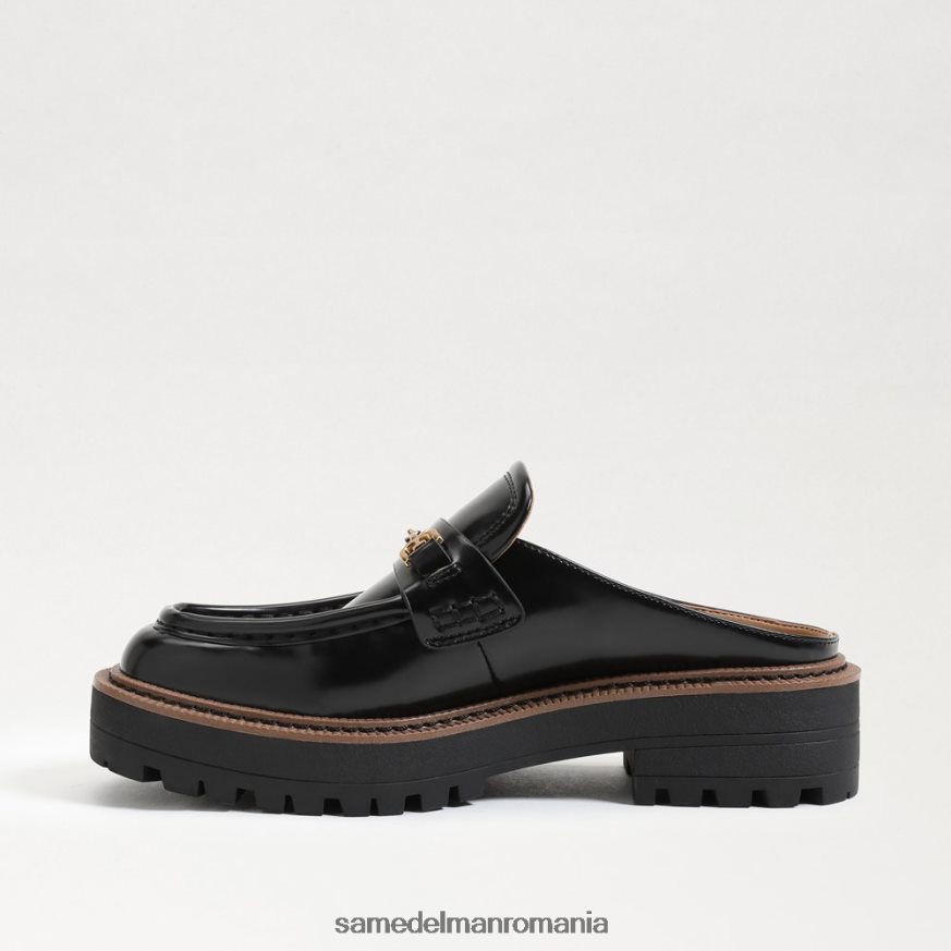 Sam Edelman încălţăminte piele neagra femei lennon lug talpă catâr HN448Z465
