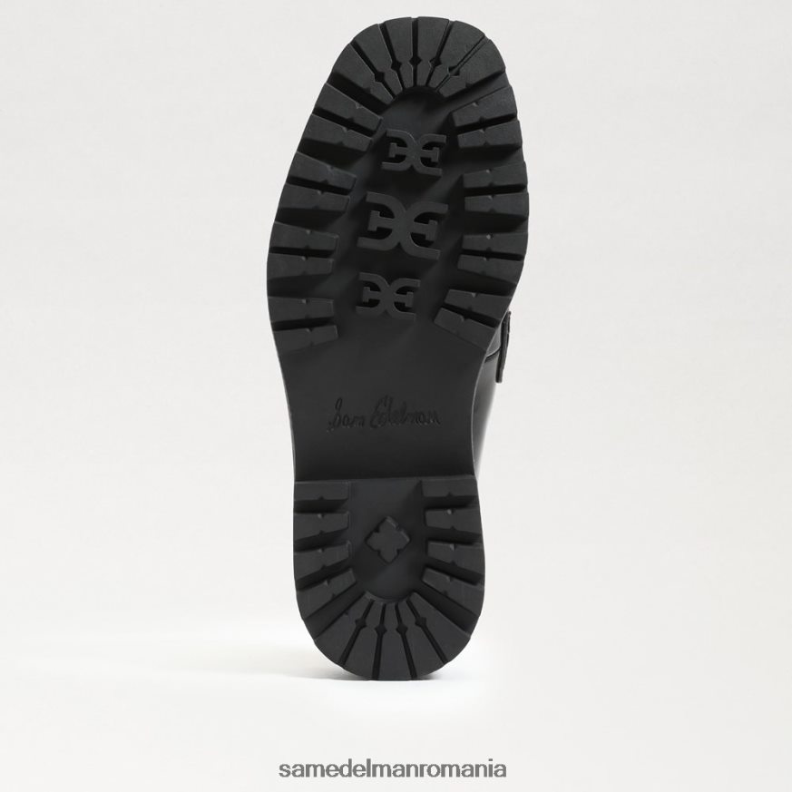 Sam Edelman încălţăminte piele neagra femei lennon lug talpă catâr HN448Z465