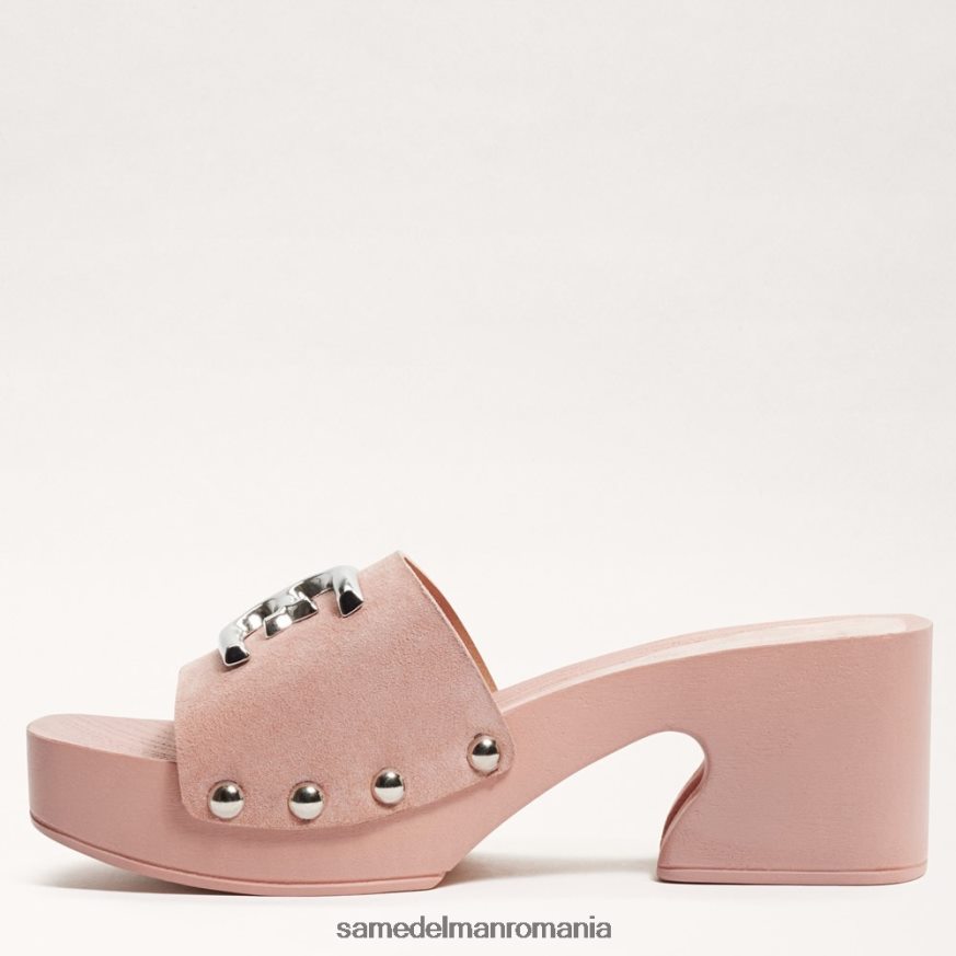 Sam Edelman încălţăminte roz pal femei francina mule sandal HN448Z522