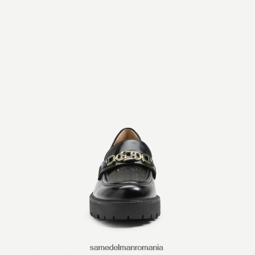 Sam Edelman încălţăminte brevet negru femei teagan lug talpa mocasnic HN448Z395