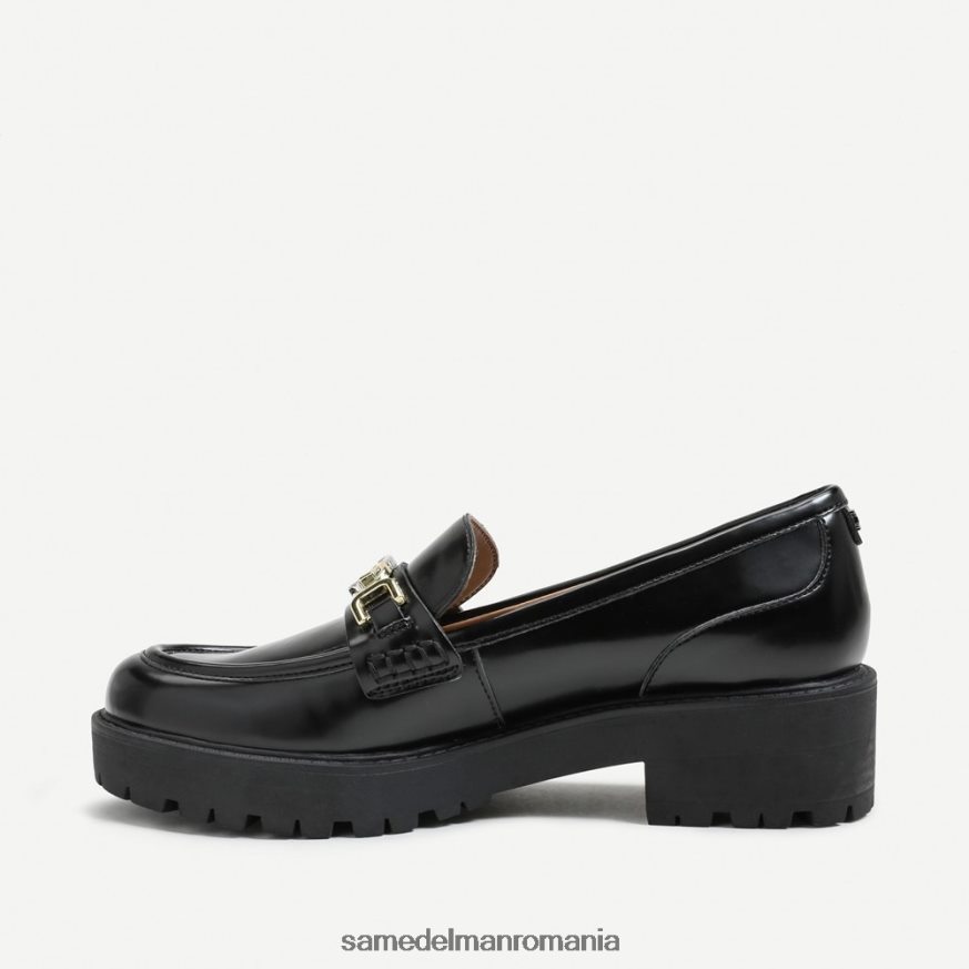 Sam Edelman încălţăminte brevet negru femei teagan lug talpa mocasnic HN448Z395