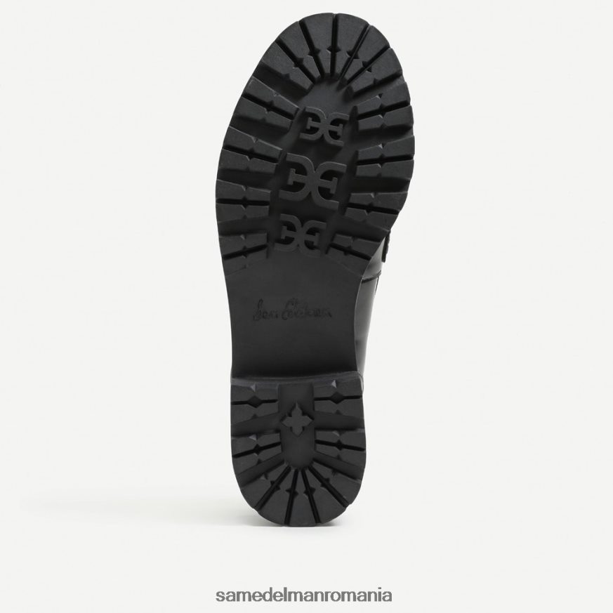 Sam Edelman încălţăminte brevet negru femei teagan lug talpa mocasnic HN448Z395