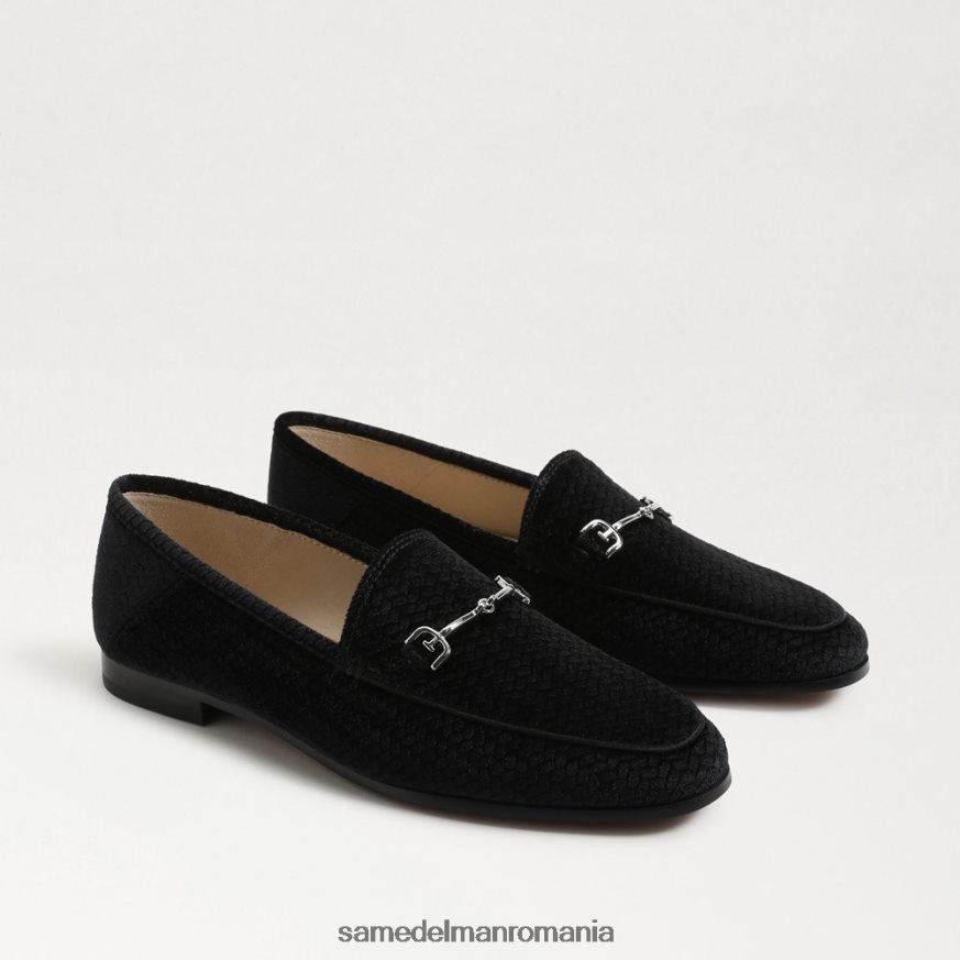 Sam Edelman încălţăminte catifea neagra femei loraine bit loafer HN448Z36