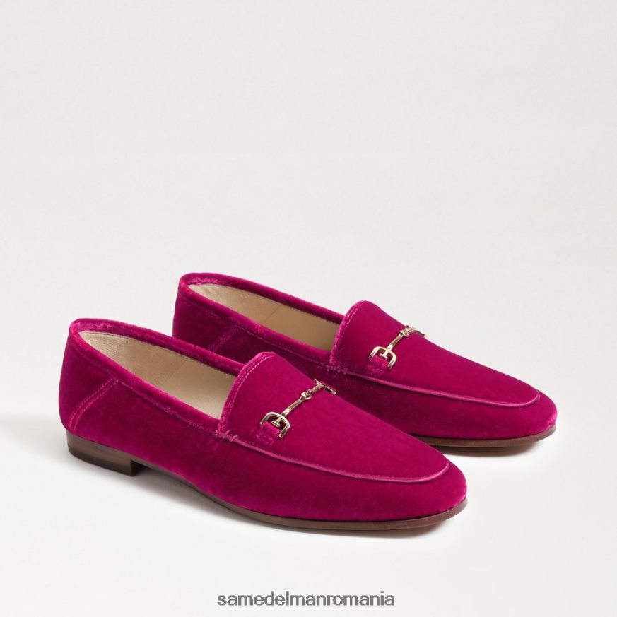 Sam Edelman încălţăminte catifea zmeură femei loraine bit loafer HN448Z35