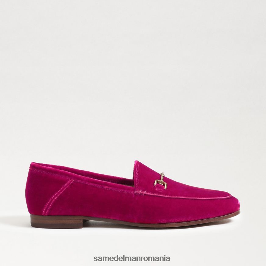 Sam Edelman încălţăminte catifea zmeură femei loraine bit loafer HN448Z35