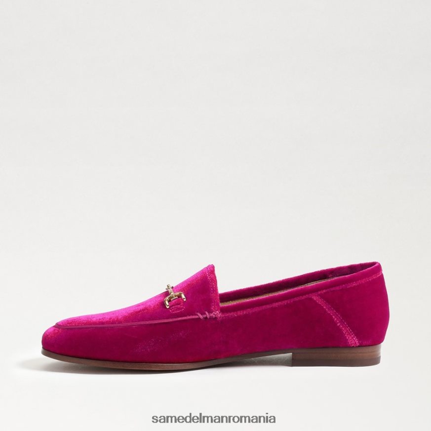 Sam Edelman încălţăminte catifea zmeură femei loraine bit loafer HN448Z35