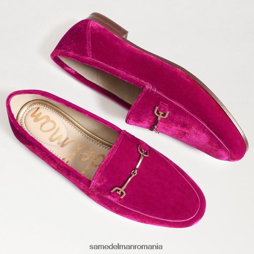 Sam Edelman încălţăminte catifea zmeură femei loraine bit loafer HN448Z35