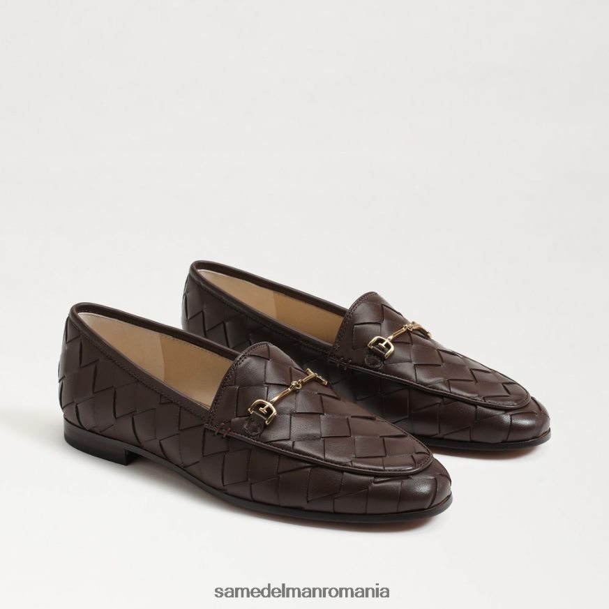 Sam Edelman încălţăminte ciocolata neagra femei mocasnic țesut loraine HN448Z516