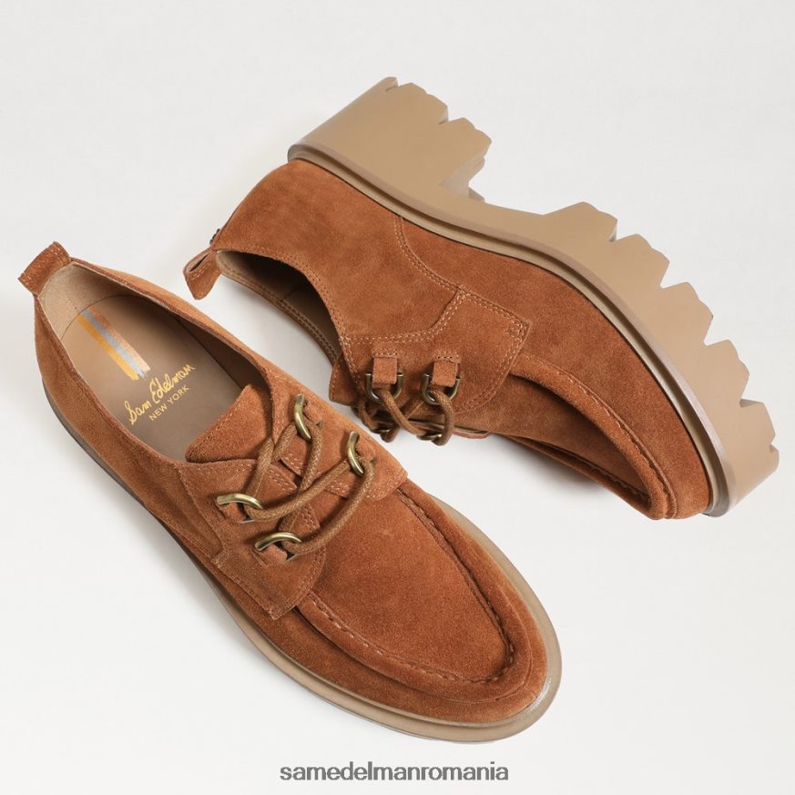 Sam Edelman încălţăminte maro de frontieră femei loafer monna cu talpă cu dantelă HN448Z720