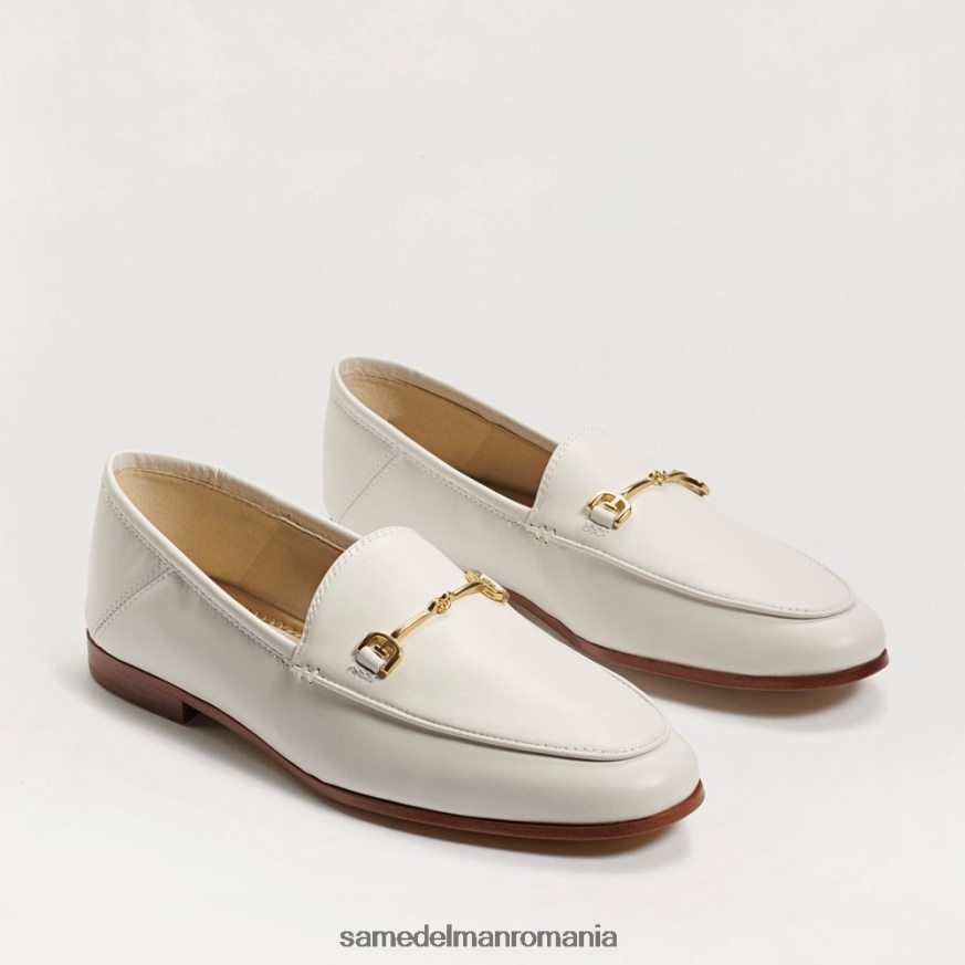 Sam Edelman încălţăminte piele albă femei loraine bit loafer HN448Z43