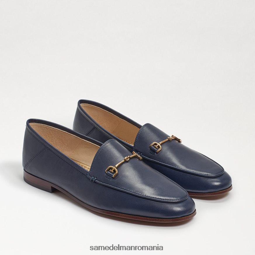 Sam Edelman încălţăminte piele bleumarin baltic femei loraine bit loafer HN448Z46