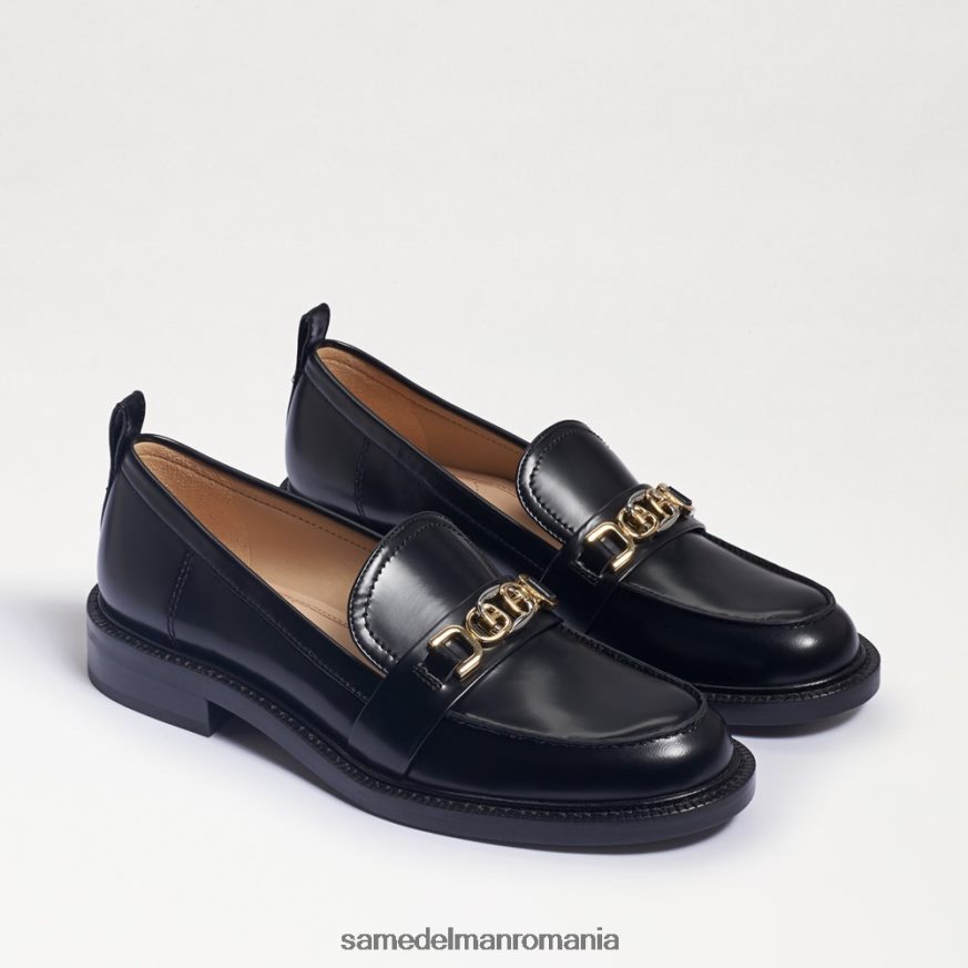 Sam Edelman încălţăminte piele cutie neagră femei christy loafer HN448Z215