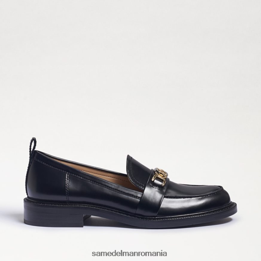Sam Edelman încălţăminte piele cutie neagră femei christy loafer HN448Z215