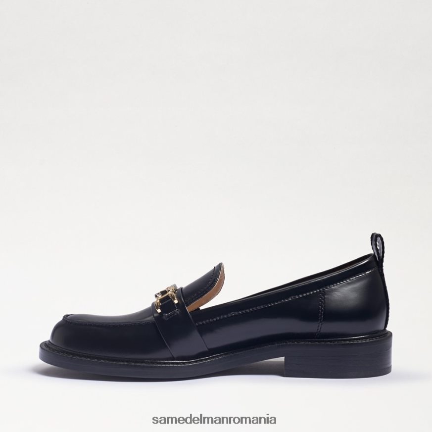 Sam Edelman încălţăminte piele cutie neagră femei christy loafer HN448Z215