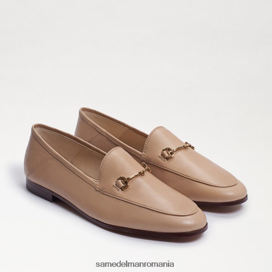 Sam Edelman încălţăminte piele moale bej femei loraine bit loafer HN448Z44