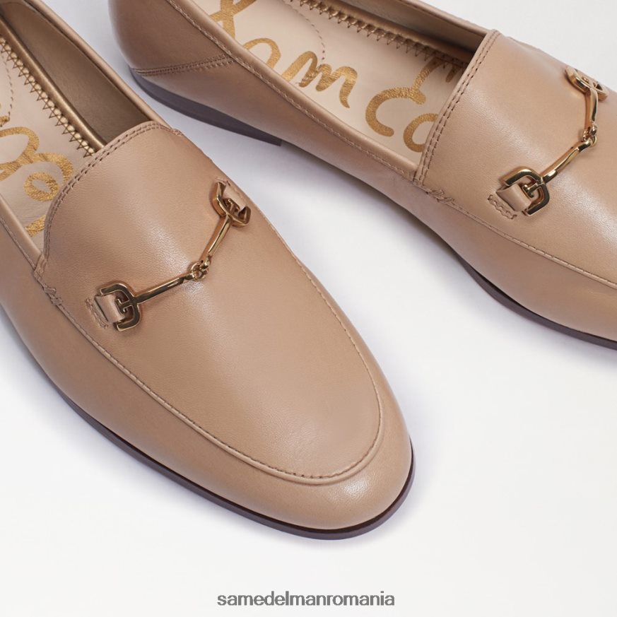 Sam Edelman încălţăminte piele moale bej femei loraine bit loafer HN448Z44