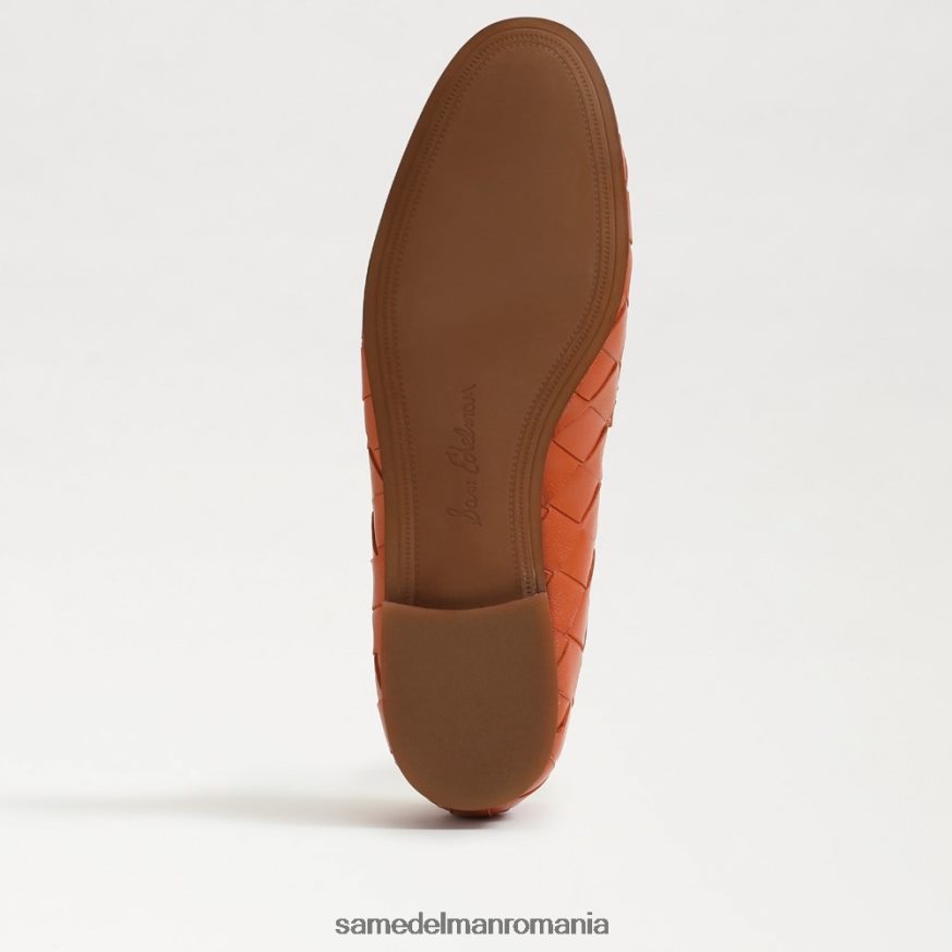 Sam Edelman încălţăminte portocaliu canion femei mocasnic țesut loraine HN448Z515
