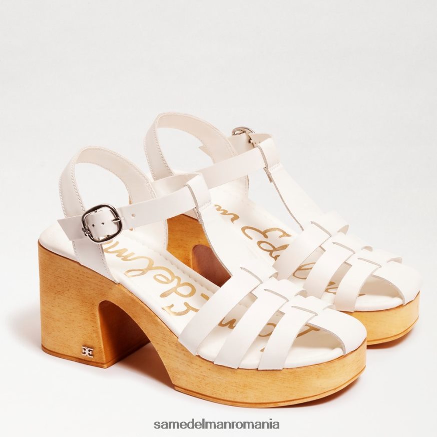 Sam Edelman încălţăminte alb femei margritte platformă cu toc bloc HN448Z658