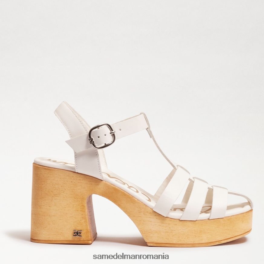 Sam Edelman încălţăminte alb femei margritte platformă cu toc bloc HN448Z658