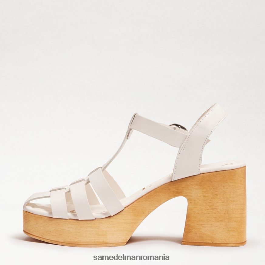 Sam Edelman încălţăminte alb femei margritte platformă cu toc bloc HN448Z658