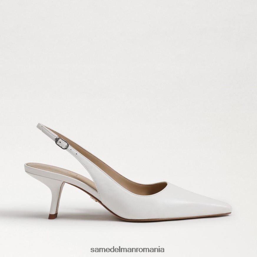 Sam Edelman încălţăminte alb strălucitor femei pompă bianka slingback HN448Z90