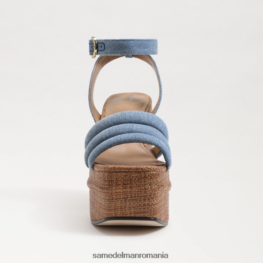 Sam Edelman încălţăminte albastru montrose femei sandale cu toc platforma tibby HN448Z437