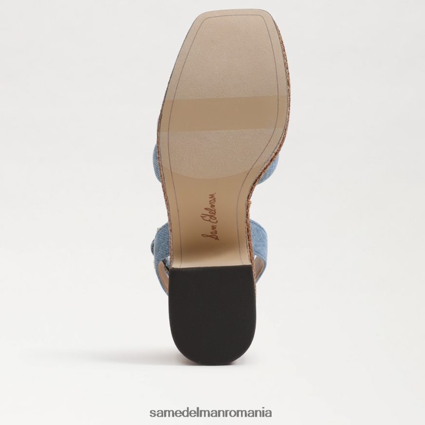 Sam Edelman încălţăminte albastru montrose femei sandale cu toc platforma tibby HN448Z437