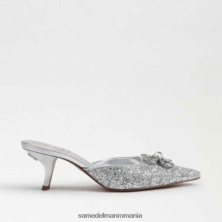 Sam Edelman încălţăminte argint moale femei brit tour kitten heel HN448Z588