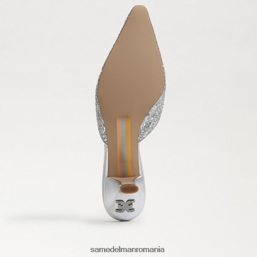 Sam Edelman încălţăminte argint moale femei brit tour kitten heel HN448Z588